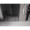 Mexen Velar L Duo Duschschiebetür 140 cm, Grafit, gebürstetes Gun Gray - 871-140-003-42-66
