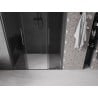 Mexen Velar L Duo Duschschiebetür 140 cm, Grafit, gebürstetes Gun Gray - 871-140-003-42-66