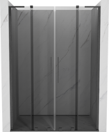 Mexen Velar L Duo Schiebetüren 160 cm, Graphit, gebürstet Gun Gray - 871-160-003-42-66
