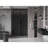 Mexen Velar L Duo Schiebetür Dusche 140 cm, Graphit, Schwarz - 871-140-003-42-70