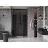 Mexen Velar L Duo Schiebetüren 160 cm, Graphit, gebürstet Gun Gray - 871-160-003-42-66