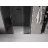 Mexen Velar L Duo Schiebetür-Duschabtrennung 140 cm, grafit, gun metal - 871-140-003-42-95