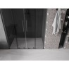Mexen Velar L Duo Schiebeduschtür 160 cm, Grafit, Gun Metal - 871-160-003-42-95