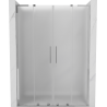 Mexen Velar L Duo Schiebetüren für Dusche 150 cm, matt, Chrom - 871-150-003-32-01