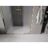 Mexen Velar L Duo Schiebetür Duschkabine 140 cm, satiniert, gold - 871-140-003-32-50