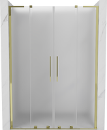 Mexen Velar L Duo Schiebetüren 150 cm, Milchglas, Gold - 871-150-003-32-50