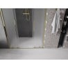 Mexen Velar L Duo Schiebetür 160 cm, Mattglas, Gold - 871-160-003-32-50