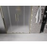 Mexen Velar L Duo Schiebetür 160 cm, Mattglas, Gold - 871-160-003-32-50