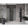 Mexen Velar L Duo Schiebetüren 150 cm, Milchglas, Gold - 871-150-003-32-50