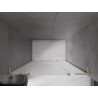 Mexen Velar L Duo Schiebetür Duschkabine 140 cm, satiniert, gold - 871-140-003-32-50