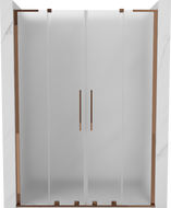 Mexen Velar L Duo Duschschiebetür 150 cm, matt, Roségold - 871-150-003-32-60