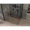 Mexen Omega Schiebeduschkabine 110 x 90 cm, transparent, schwarz - 825-110-090-70-00