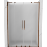 Mexen Velar L Duo Duschschiebetür 160 cm, matt, Roségold - 871-160-003-32-60
