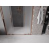 Mexen Velar L Duo Duschschiebetür 160 cm, matt, Roségold - 871-160-003-32-60