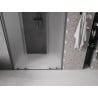 Mexen Velar L Duo Schiebeduschtür 150 cm, Mattglas, gebürstetes Gun Gray - 871-150-003-32-66