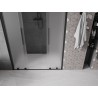Mexen Velar L Duo Duschschiebetür 140 cm, matt, schwarz - 871-140-003-32-70
