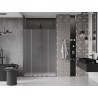 Mexen Velar L Duo Schiebetür Dusche 140 cm, matt, gun gray gebürstet - 871-140-003-32-66
