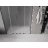 Mexen Velar L Duo Schiebeduschtür 150 cm, Mattglas, gebürstetes Gun Gray - 871-150-003-32-66
