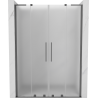 Mexen Velar L Duo Schiebetür 150 cm, matt, Gun Metal - 871-150-003-32-95