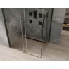 Mexen Omega Schiebedusche 110 x 100 cm, transparent, schwarz - 825-110-100-70-00