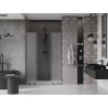 Mexen Velar L Duo Schiebetüren 140 cm, satiniert, Gun Metal - 871-140-003-32-95