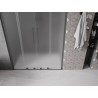 Mexen Velar L Duo Duschschiebetür 160 cm, mattiert, Gun Metal - 871-160-003-32-95