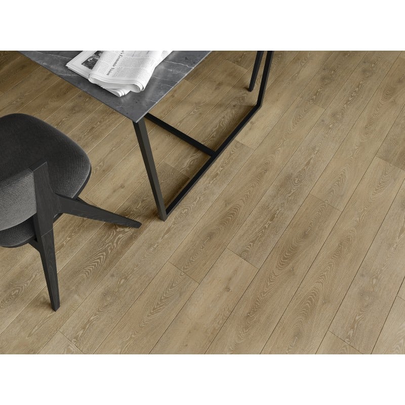 Mexen Alabama Probe von SPC-Vinylpaneelen 6,5 mm, IXPE-Unterlage 1,5 mm, 4 V-Fuge, Eiche - F1019-S