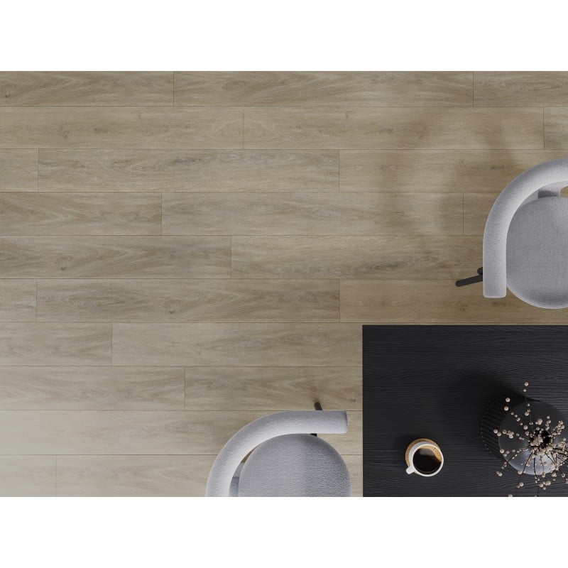 Mexen Parkland Muster von SPC-Vinylpaneelen 6,5 mm, IXPE-Unterlage 1,5 mm, 4 V-Fuge, Eiche - F1024-S