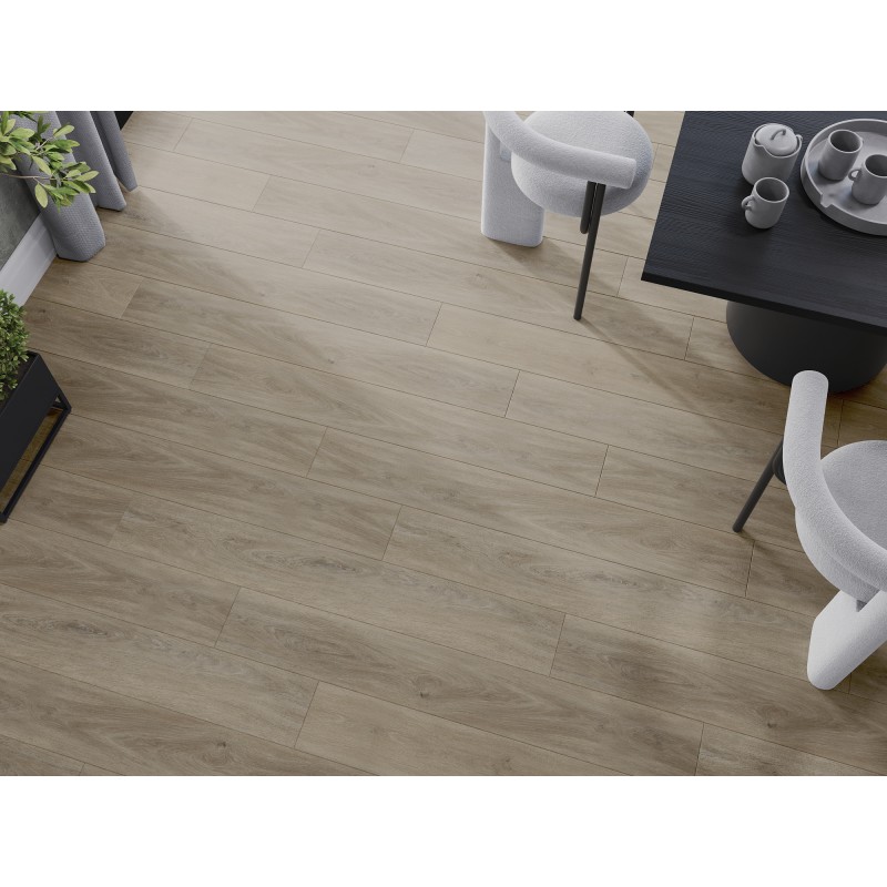Mexen Parkland Muster von SPC-Vinylpaneelen 6,5 mm, IXPE-Unterlage 1,5 mm, 4 V-Fuge, Eiche - F1024-S