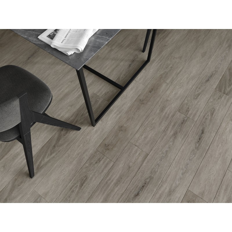 Mexen La Porte Muster von SPC-Vinylpaneelen 6,5 mm, IXPE-Unterlage 1,5 mm, 4 V-Fuge, Eiche - F1026-S