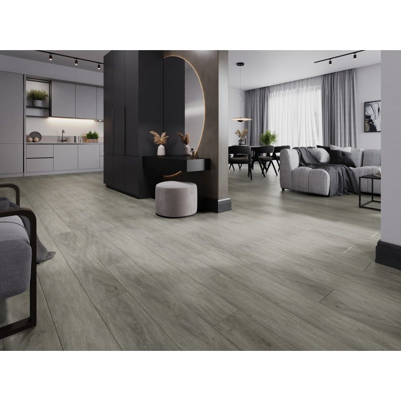 Mexen Redmond Muster von SPC-Vinylpaneelen 6,5 mm, IXPE-Unterlage 1,5 mm, 4 V-Fuge, Eiche - F1027-S