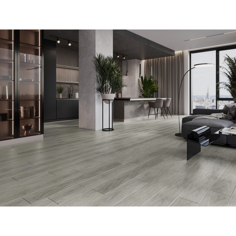 Mexen Redmond Muster von SPC-Vinylpaneelen 6,5 mm, IXPE-Unterlage 1,5 mm, 4 V-Fuge, Eiche - F1027-S
