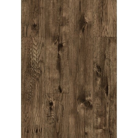 Mexen Orange Beach Muster von SPC-Vinylpaneelen 6,5 mm, IXPE-Unterlage 1,5 mm, 4 V-Fuge, Nussbaum - F1028-S