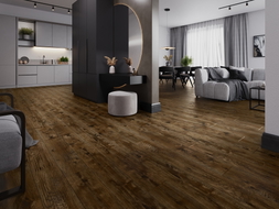 Mexen Mount Vernon Muster von SPC-Vinylpaneelen 6,5 mm, IXPE-Unterlage 1,5 mm, 4 V-Fuge, Nussbaum - F1029-S