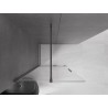 Mexen Velar Duschwand verschiebbar Walk-in 70 x 200 cm, transparent 8 mm, Gun Metal - 871-070-000-03-95