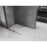 Mexen Velar Schiebbare Duschwand Walk-in 90 x 200 cm, transparent 8 mm, Gun Metal - 871-090-000-03-95