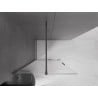 Mexen Velar Schiebetrennwand Walk-in 120 x 200 cm, transparent 8 mm, Gun Metal - 871-120-000-03-95
