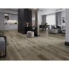 Mexen Kansas Probe von SPC Vinylpaneelen 6,5 mm, IXPE Unterlage 1,5 mm, 4 V-Fuge, Eiche - F1032-S