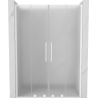 Mexen Velar L Duo Schiebetüren für die Dusche 140 cm, mattiert, weiß - 871-140-003-32-20