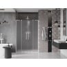 Mexen Velar L Duo Schiebetüren 160 cm, satiniert, weiß - 871-160-003-32-20