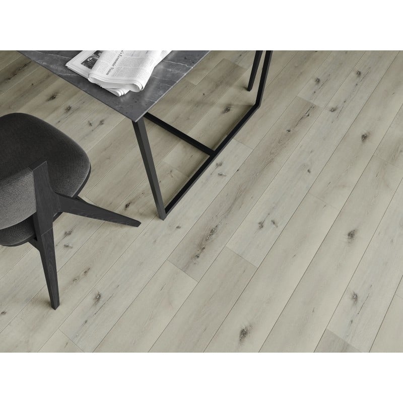 Mexen Silver Lake Probe von Vinylpaneelen SPC 6,5 mm, IXPE-Unterlage 1,5 mm, 4 V-Fuge, Eiche - F1034-S