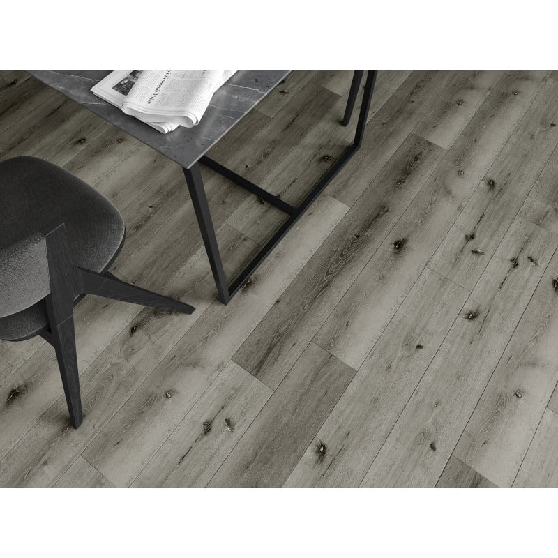Mexen Lago Vista Musterprobe SPC Vinylpaneele 6,5 mm, IXPE Unterlage 1,5 mm, 4 V-Fuge, Eiche - F1035-S