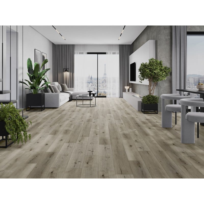 Mexen Bevil Oaks Probe von SPC-Vinylpaneelen 6,5 mm, IXPE-Unterlage 1,5 mm, 4 V-Fuge, Eiche - F1036-S