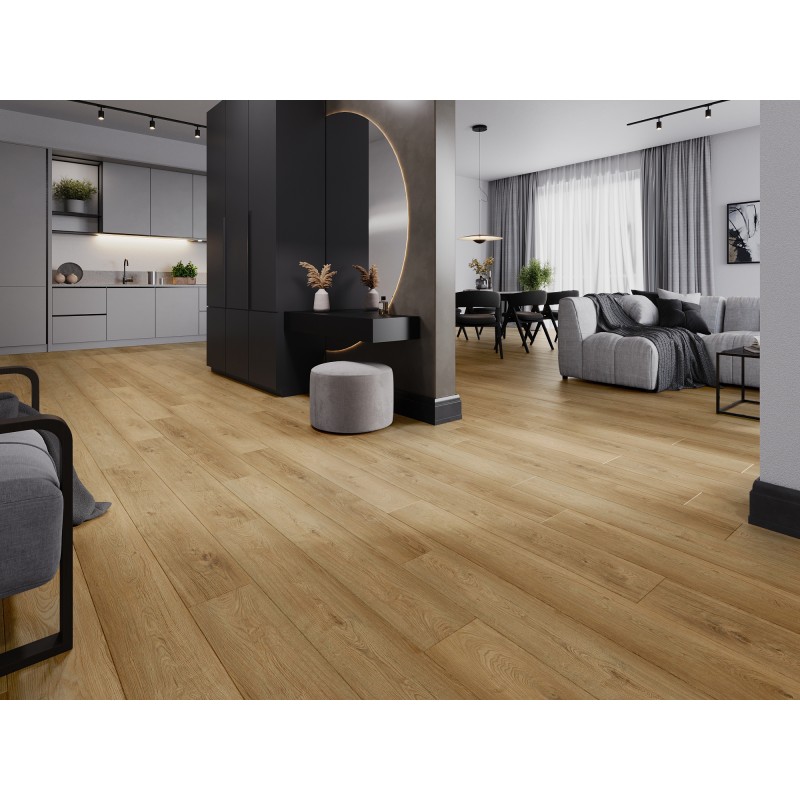 Mexen Sunset Hills Probe von SPC-Vinylpaneelen 6,5 mm, IXPE-Unterlage 1,5 mm, 4 V-Fuge, Eiche - F1037-S