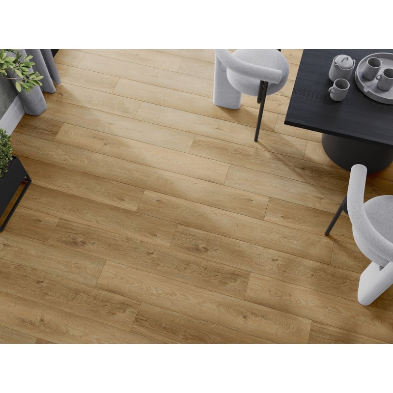 Mexen Sunset Hills Probe von SPC-Vinylpaneelen 6,5 mm, IXPE-Unterlage 1,5 mm, 4 V-Fuge, Eiche - F1037-S