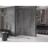 Mexen Velar Schiebbare Duschwand Walk-in 160 x 200 cm, transparent 8 mm, Gun Metal - 871-160-000-03-95