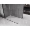 Mexen Velar Schiebbare Duschwand Walk-in 160 x 200 cm, transparent 8 mm, Gun Metal - 871-160-000-03-95
