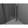 Mexen Velar Schiebeduschelement Walk-in 150 x 200 cm, transparent 8 mm, Gun Metal - 871-150-000-03-95