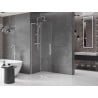 Mexen Velar L Duschwand Schiebetür Walk-in 100 x 200 cm, transparent 8 mm, Chrom - 871-100-003-03-01