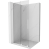 Mexen Velar L Duschwand zum Schieben Walk-in 90 x 200 cm, transparent 8 mm, weiß - 871-090-003-03-20